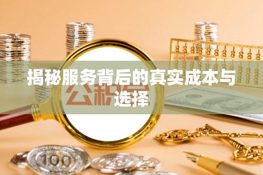 融安揭秘服务背后的真实成本与选择