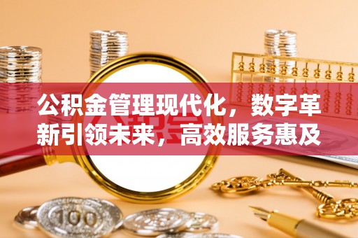 融安公积金管理现代化，数字革新引领未来，高效服务惠及民生