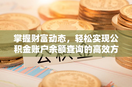 融安掌握财富动态，轻松实现公积金账户余额查询的高效方法