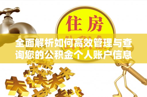 融安全面解析如何高效管理与查询您的公积金个人账户信息