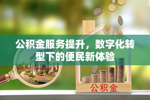 融安公积金服务提升，数字化转型下的便民新体验
