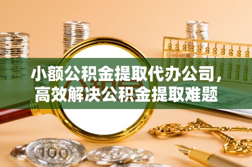 融安小额公积金提取代办公司，高效解决公积金提取难题
