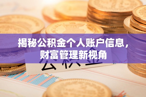 融安揭秘公积金个人账户信息，财富管理新视角