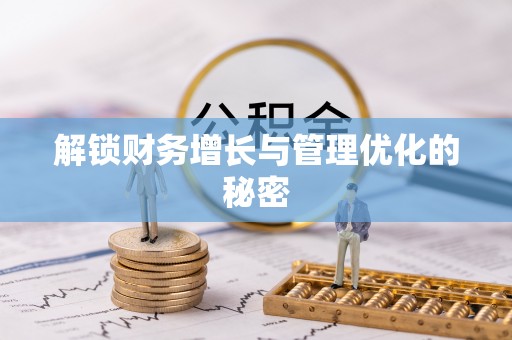融安解锁财务增长与管理优化的秘密